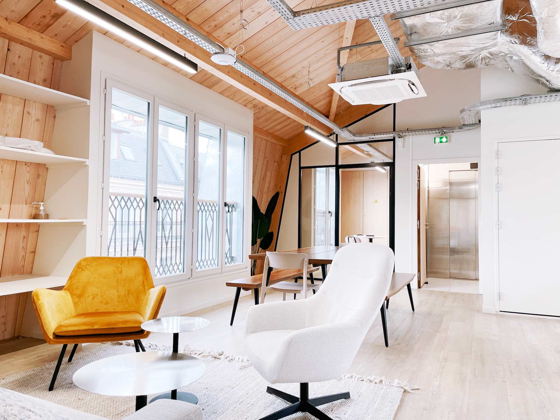 Mymood rénovation et aménagement de bureaux inspiration scandinave décoration